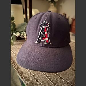 Los Angeles Angels Hat | Red White Blue NewEra 59FIFTY | Fitted 7 1/4 Custom Hat